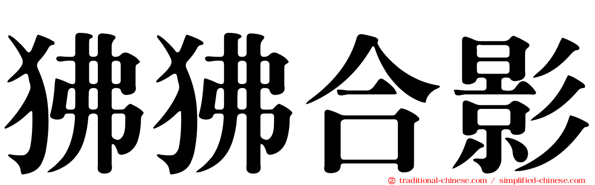 狒狒合影