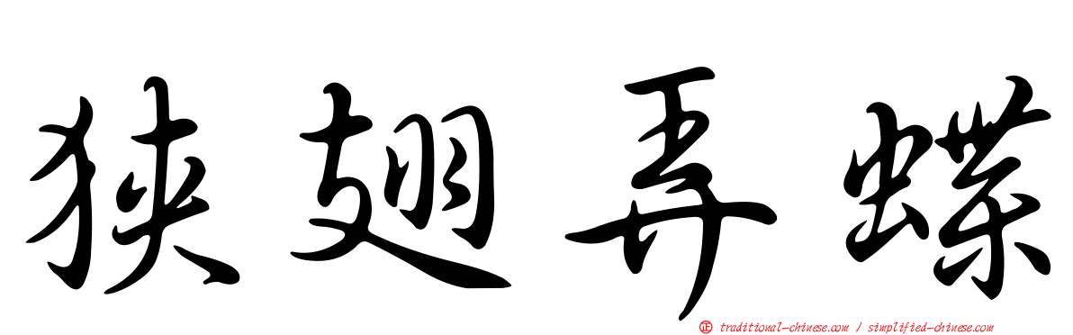 狹翅弄蝶