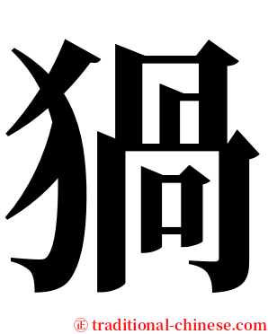 猧 serif font