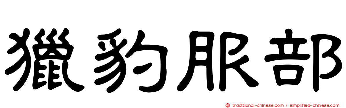 獵豹服部