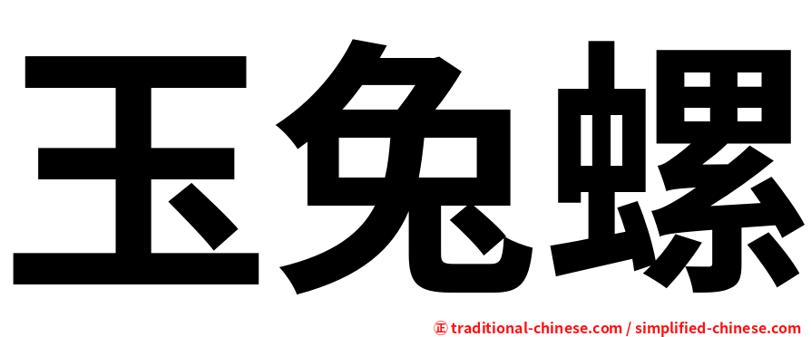 玉兔螺