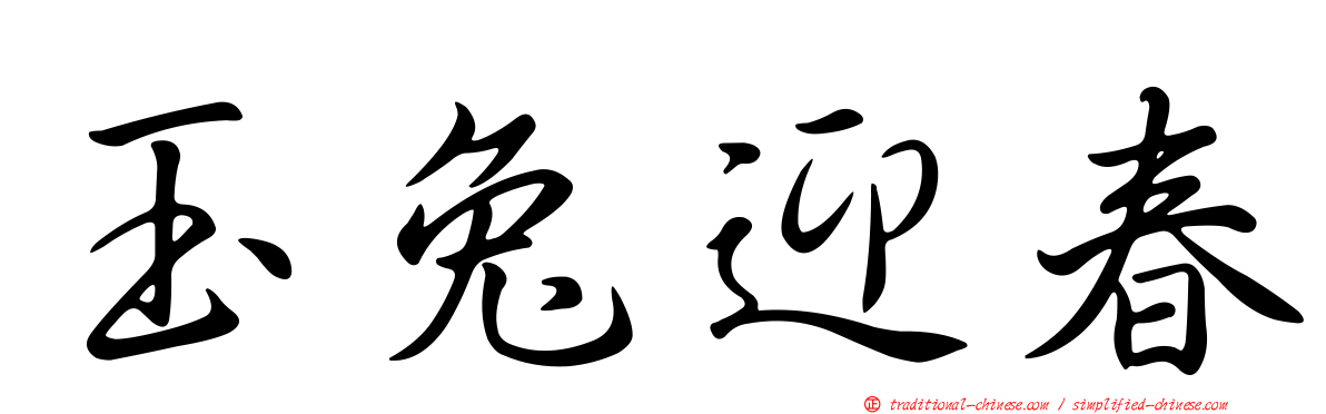 玉兔迎春