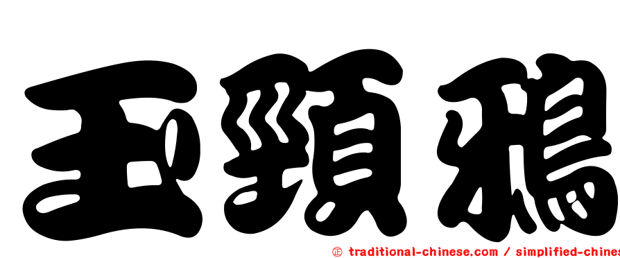 玉頸鴉