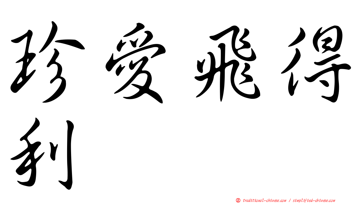珍愛飛得利
