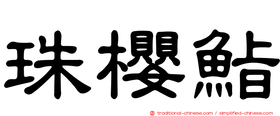 珠櫻鮨