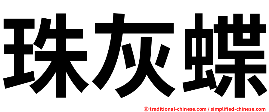 珠灰蝶