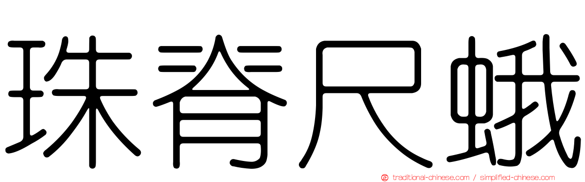 珠脊尺蛾