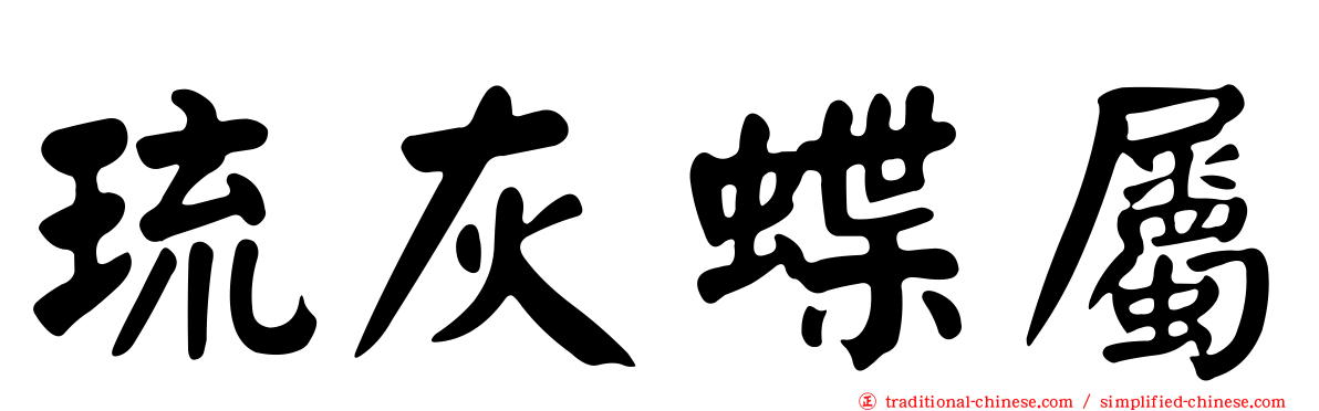琉灰蝶屬