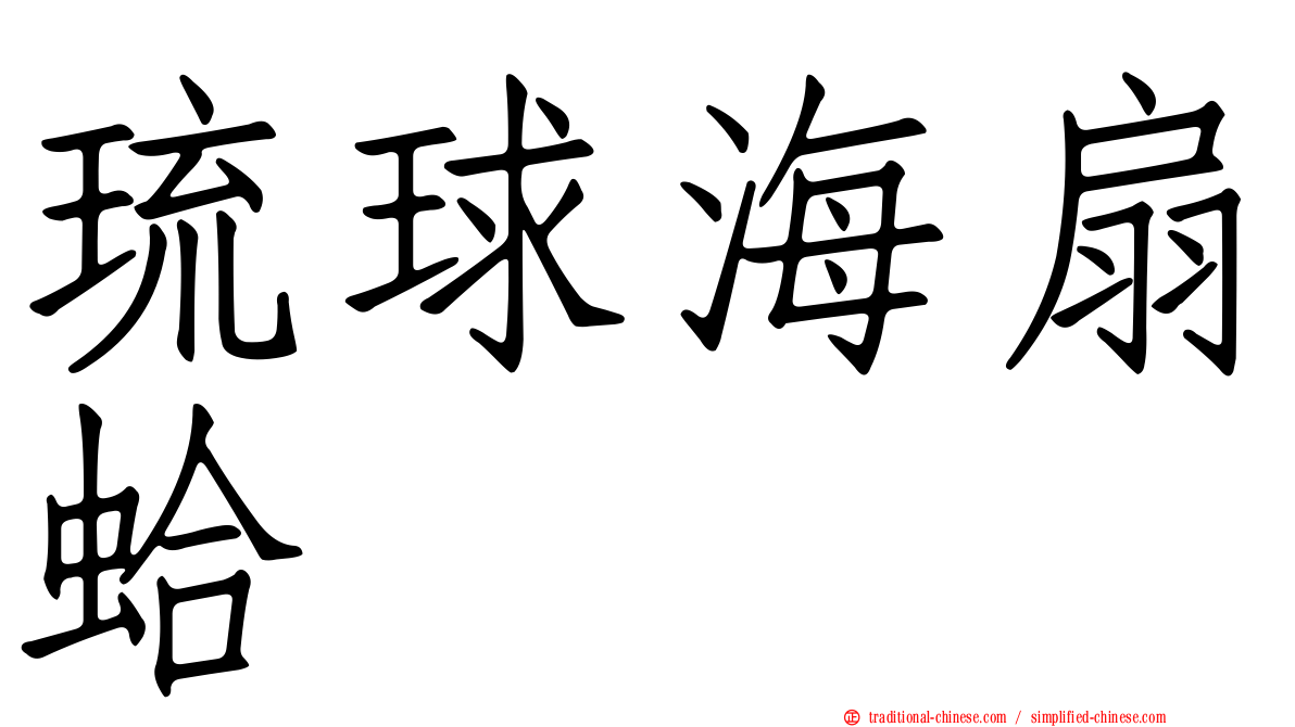 琉球海扇蛤