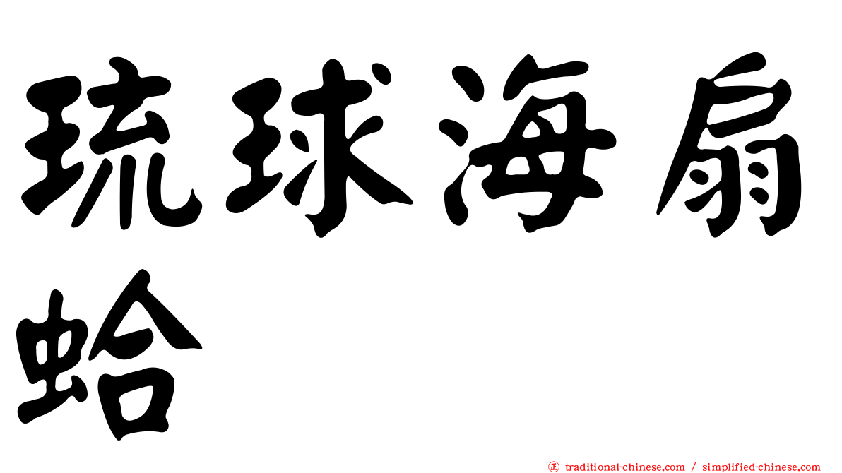 琉球海扇蛤