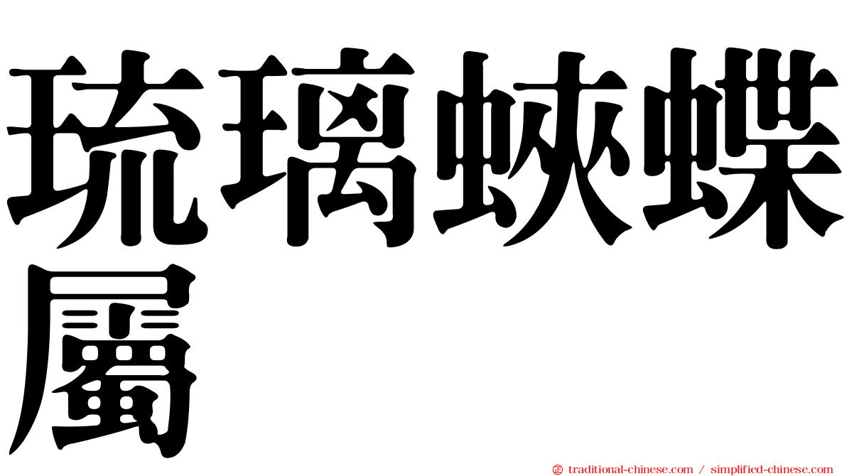 琉璃蛺蝶屬