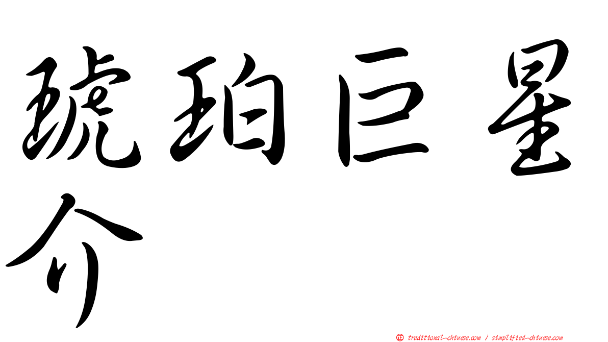 琥珀巨星介