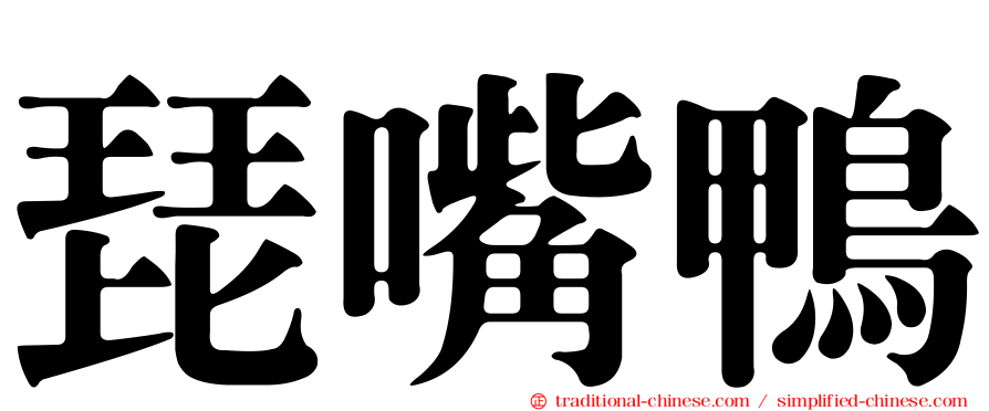 琵嘴鴨