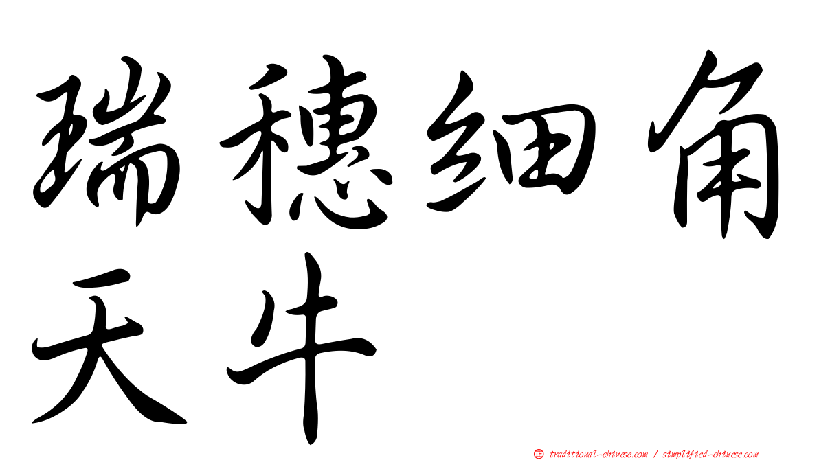 瑞穗細角天牛