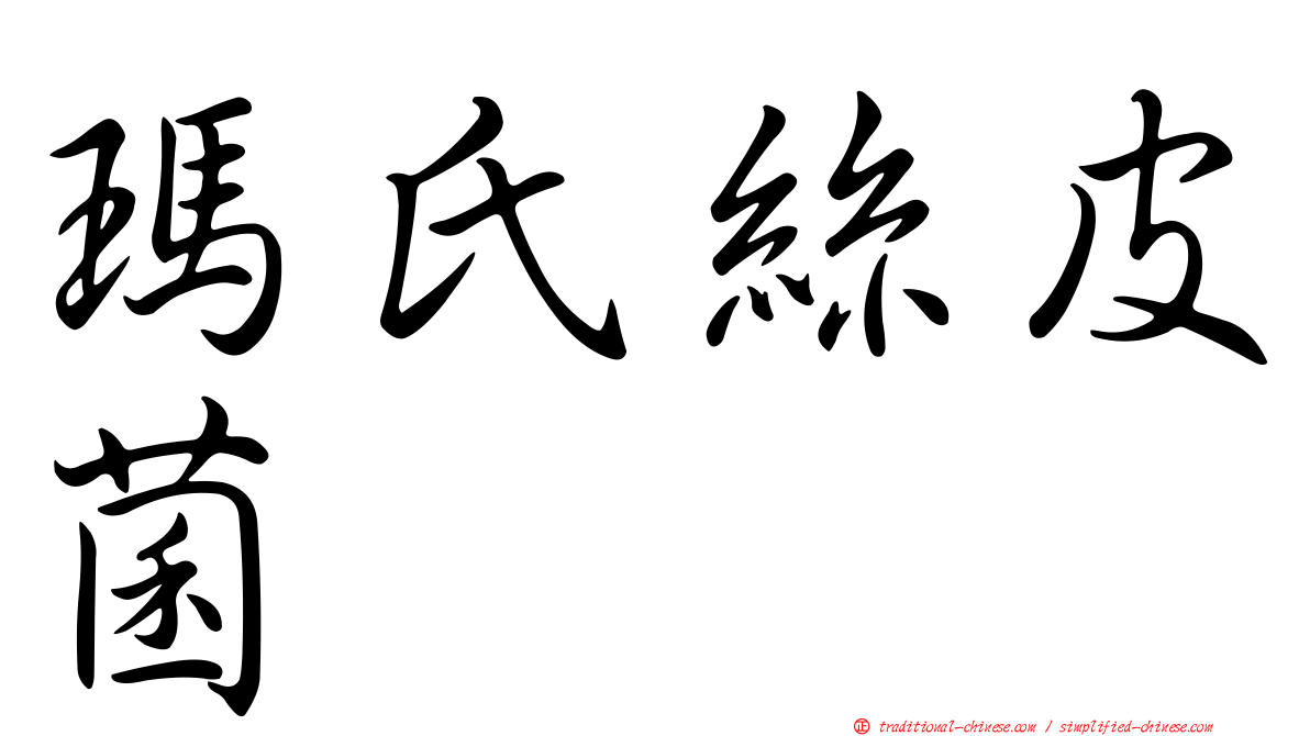 瑪氏絲皮菌