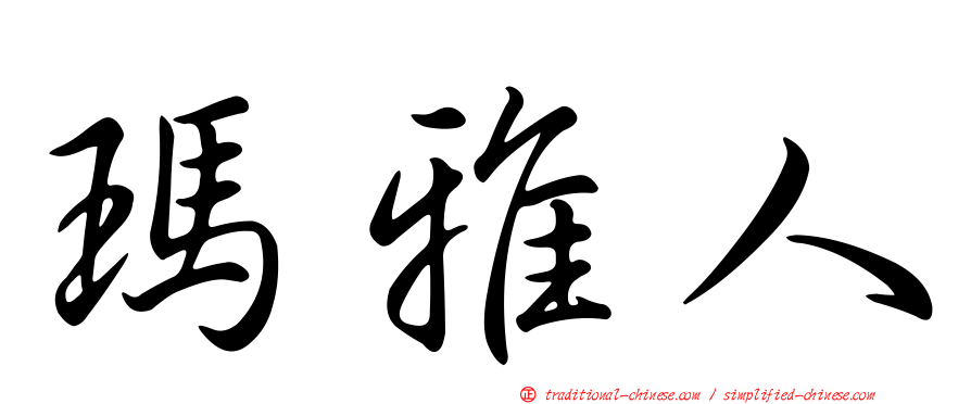 瑪雅人