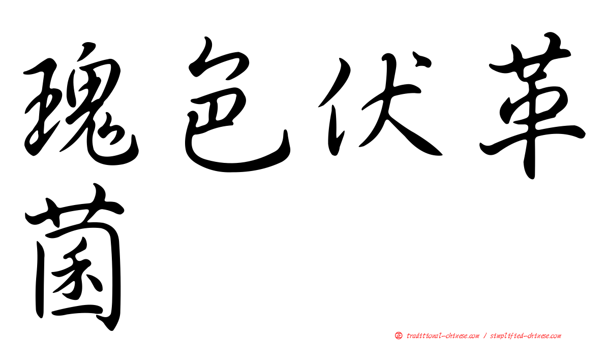 瑰色伏革菌