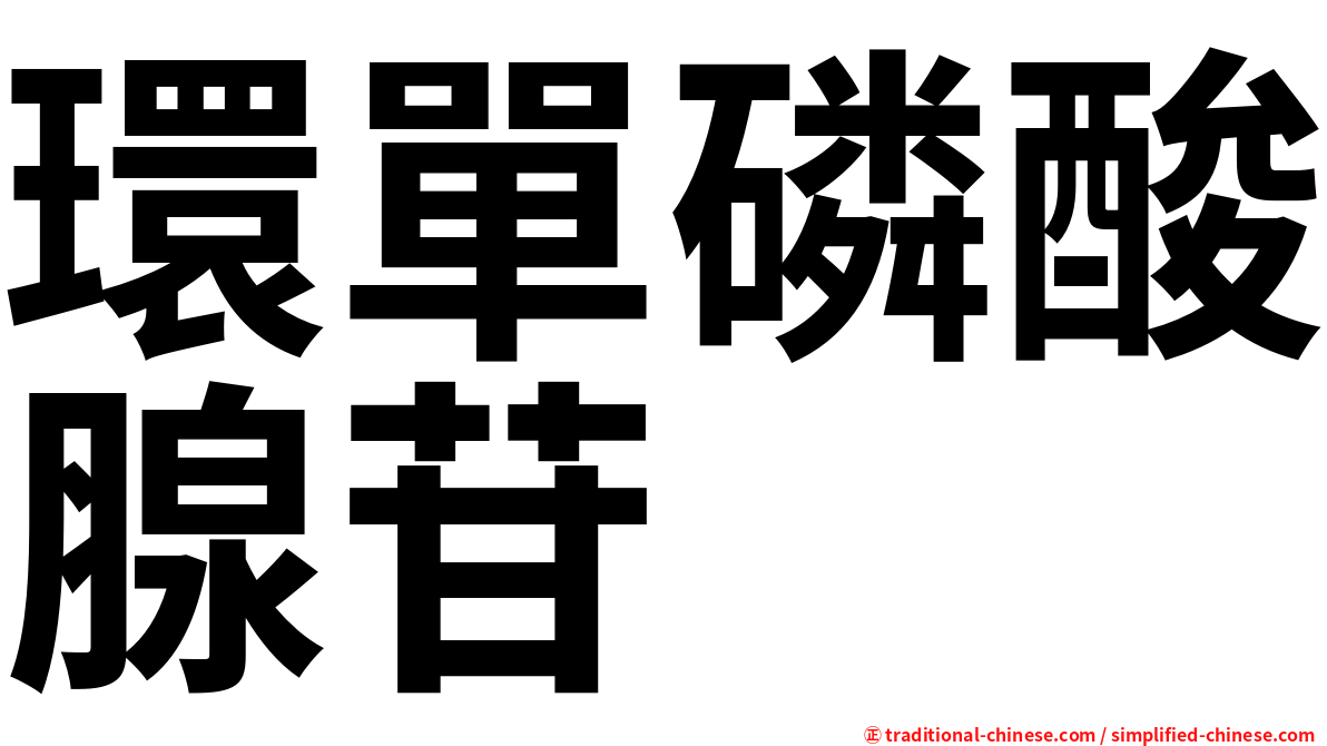 環單磷酸腺苷