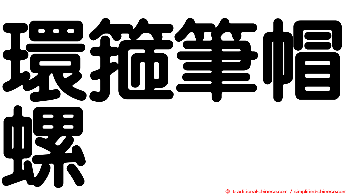 環箍筆帽螺