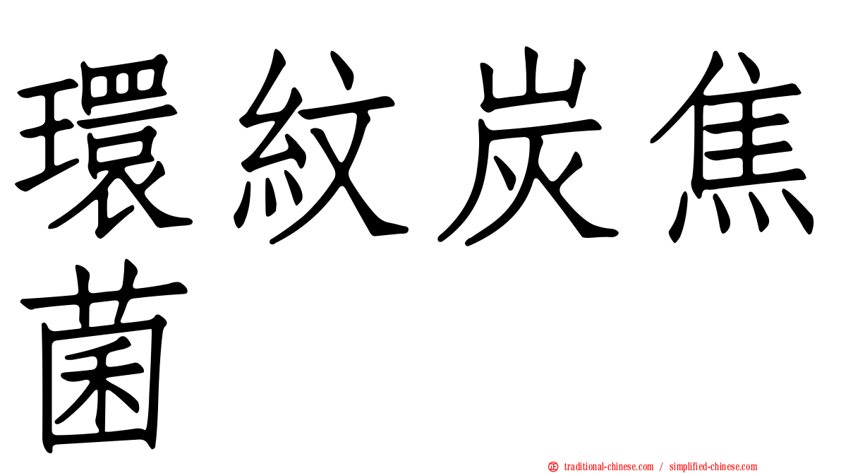 環紋炭焦菌