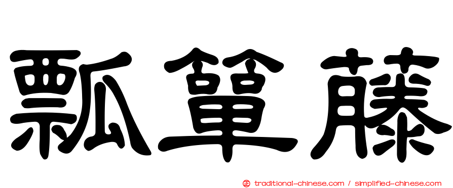 瓢簞藤