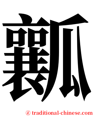 瓤 serif font