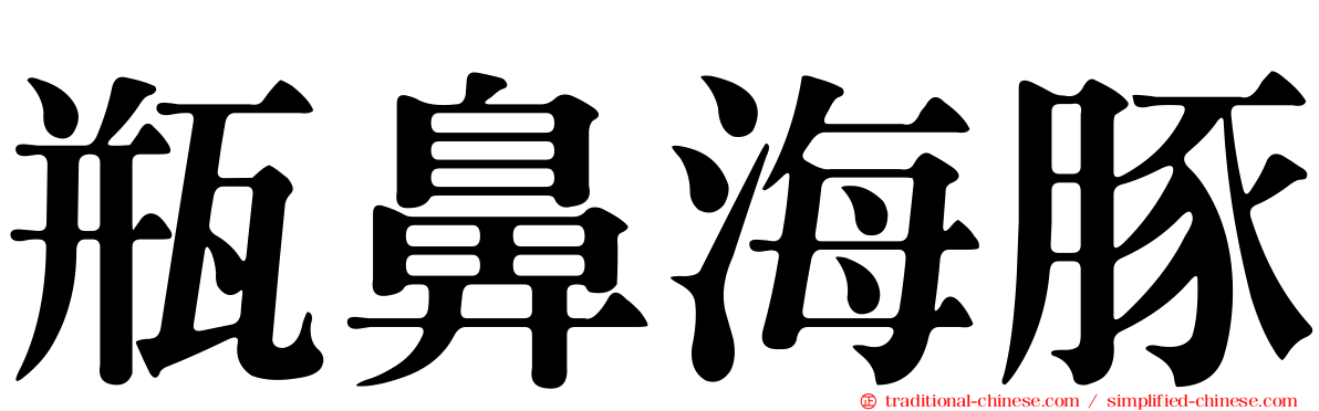 瓶鼻海豚