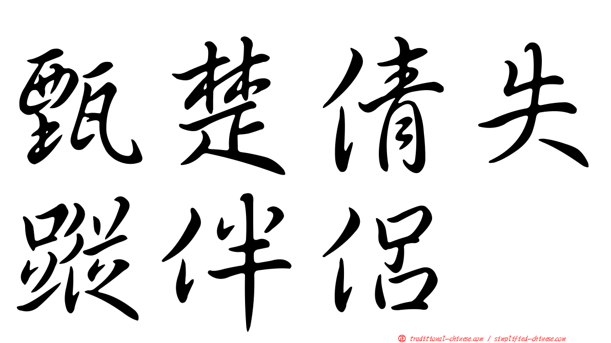 甄楚倩失蹤伴侶