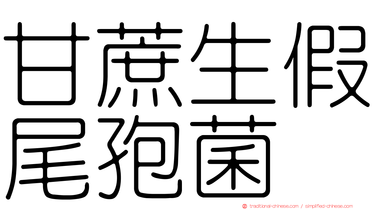 甘蔗生假尾孢菌