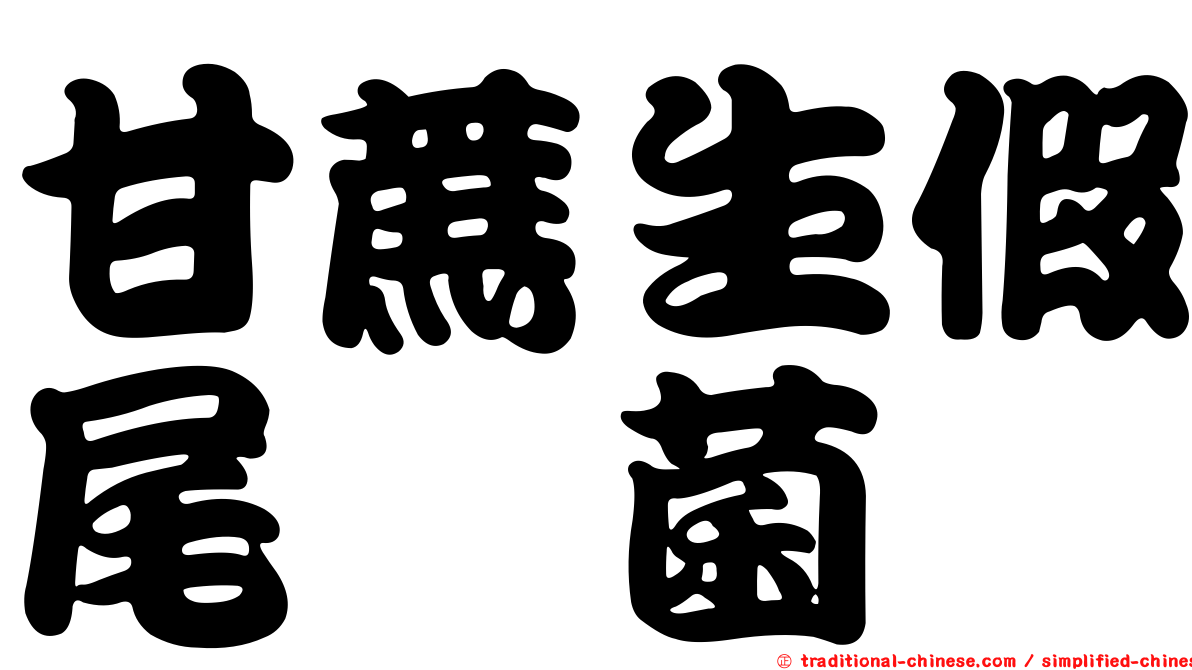 甘蔗生假尾孢菌