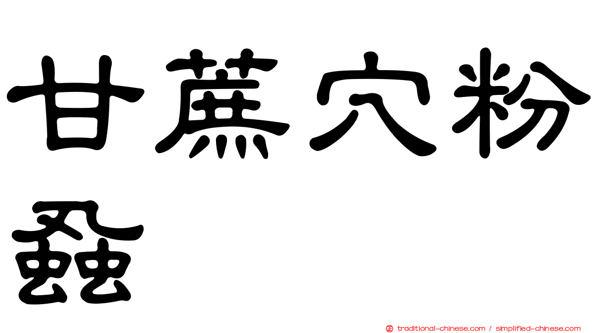 甘蔗穴粉蝨