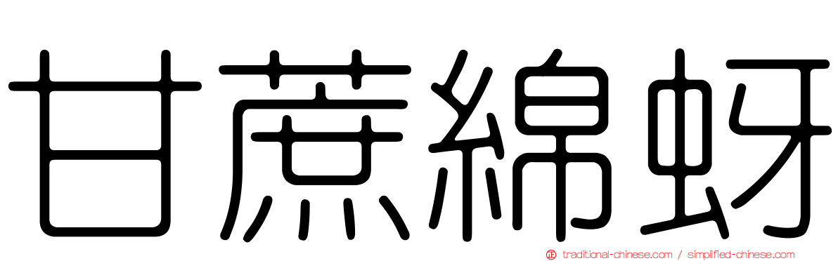 甘蔗綿蚜