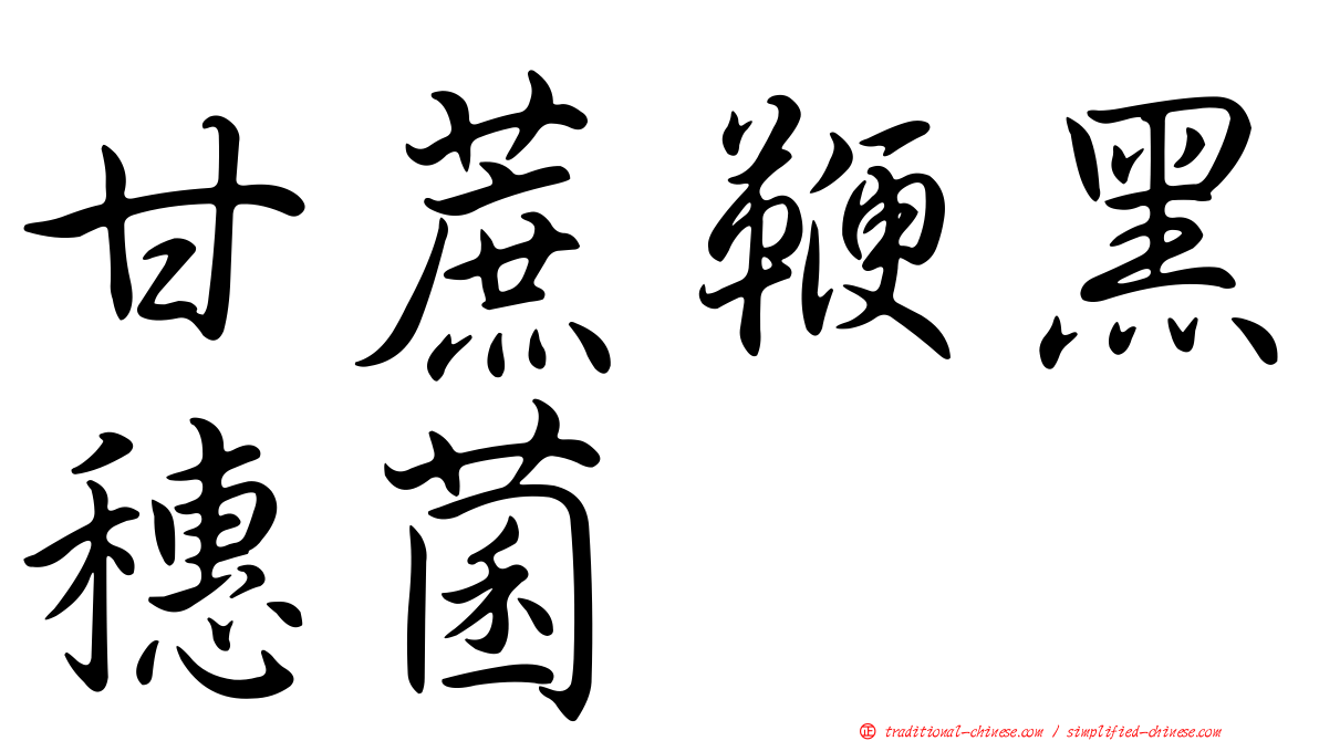 甘蔗鞭黑穗菌