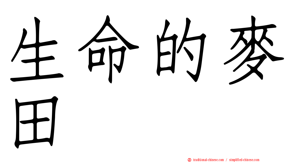 生命的麥田