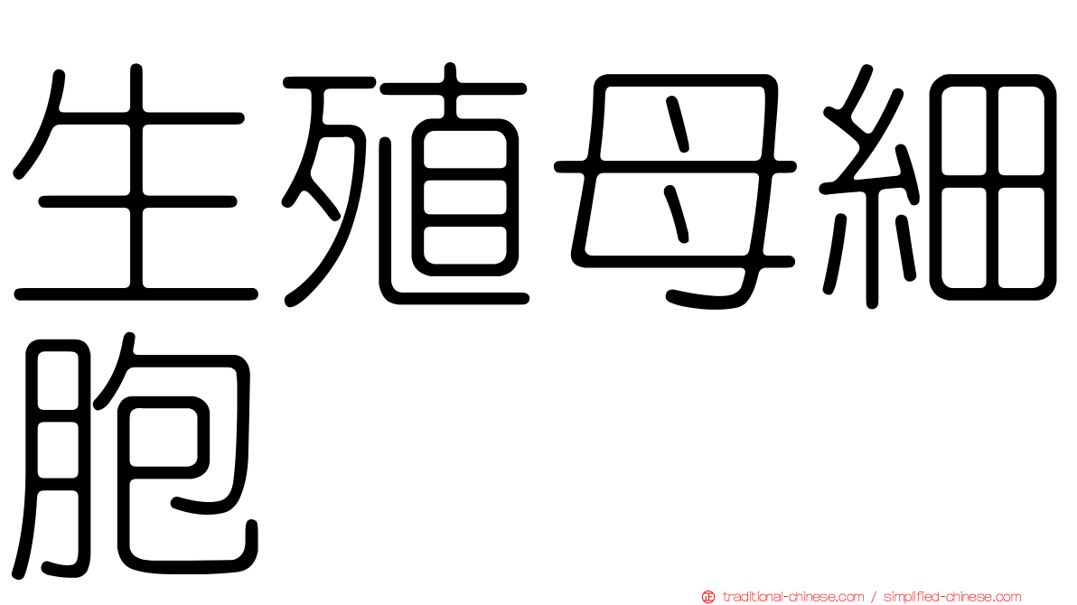 生殖母細胞