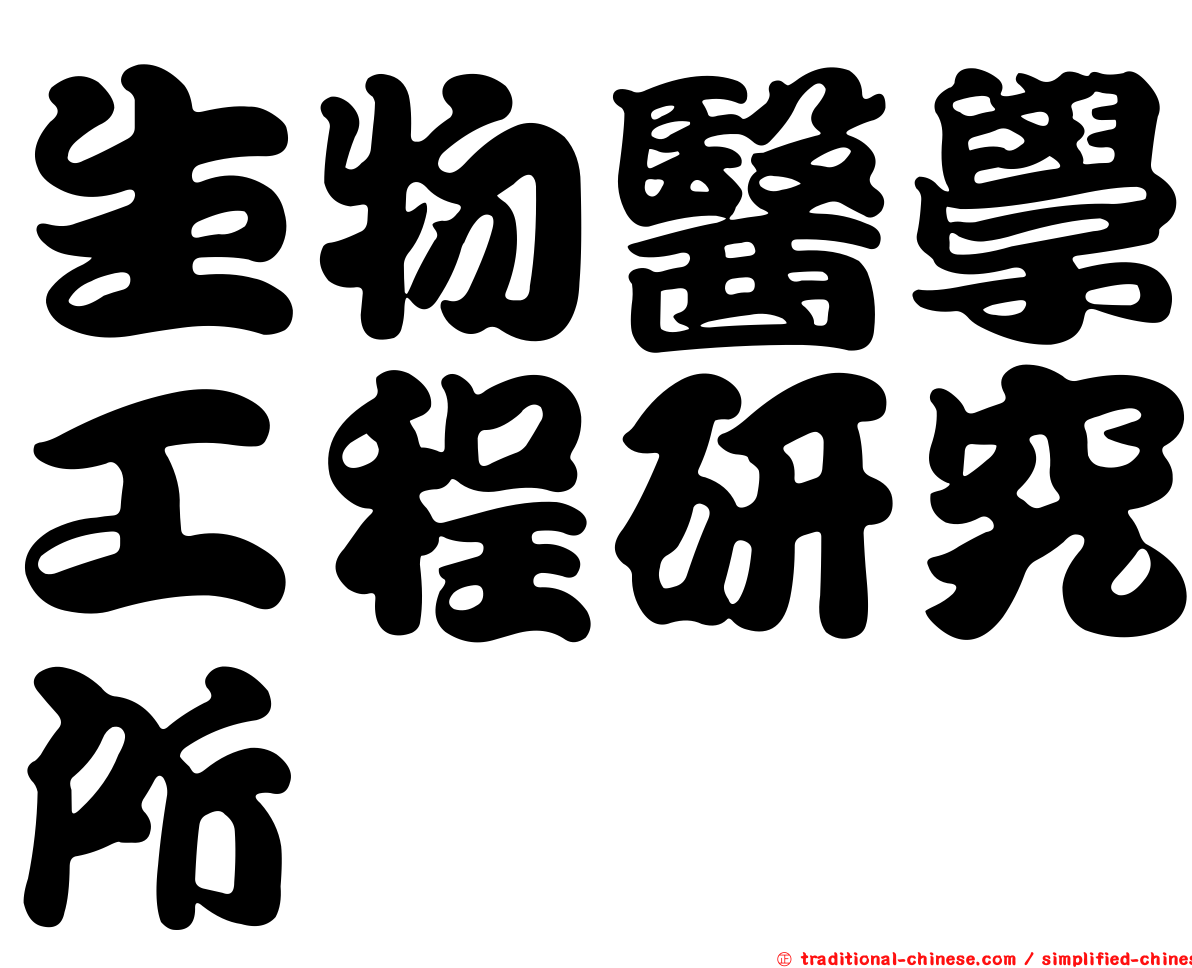 生物醫學工程研究所