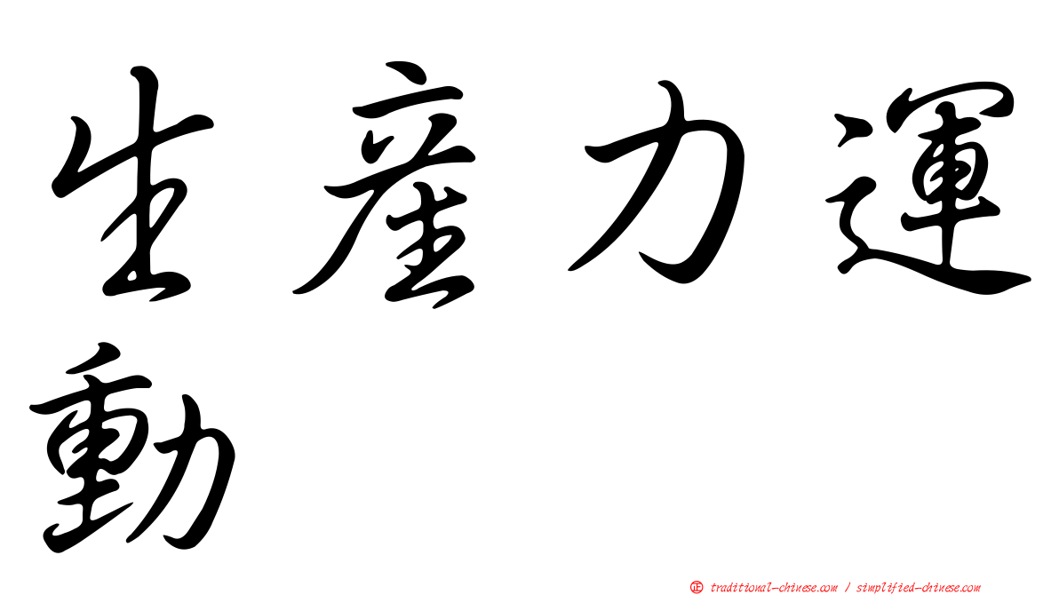 生產力運動