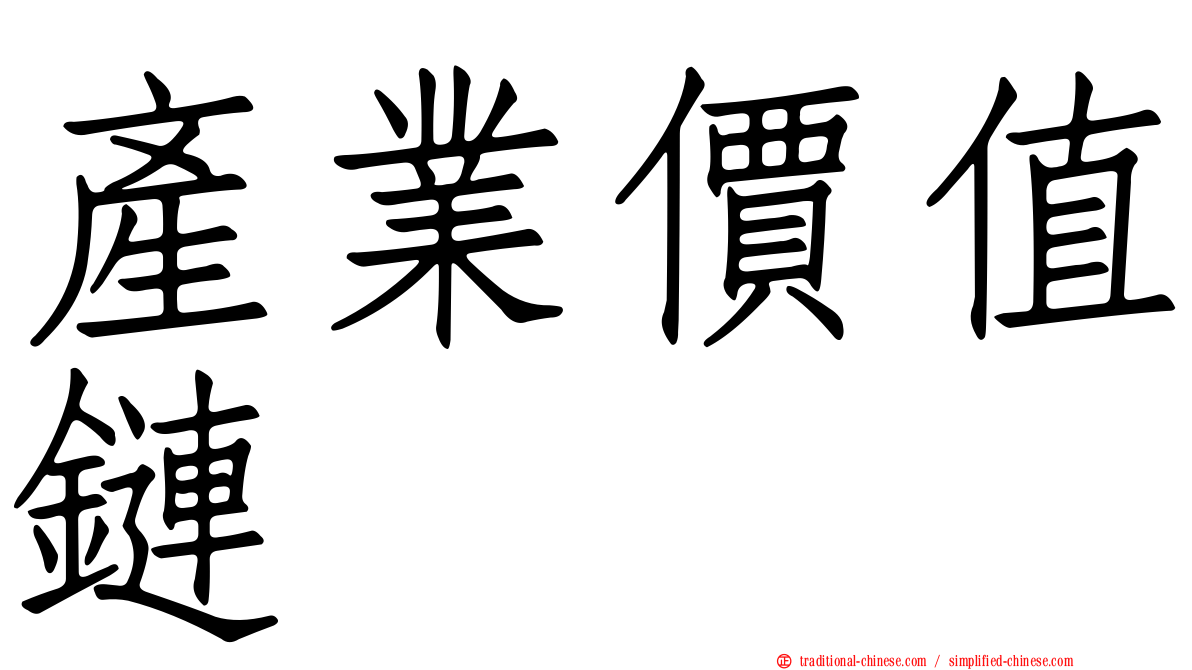 產業價值鏈
