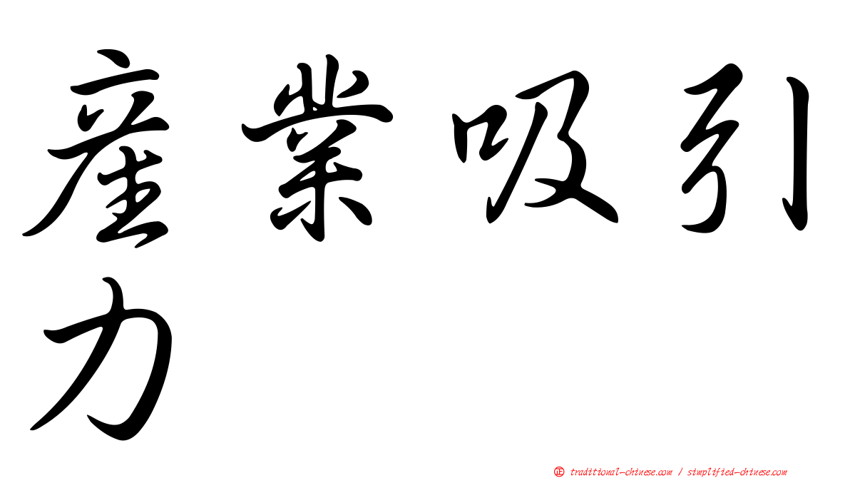 產業吸引力