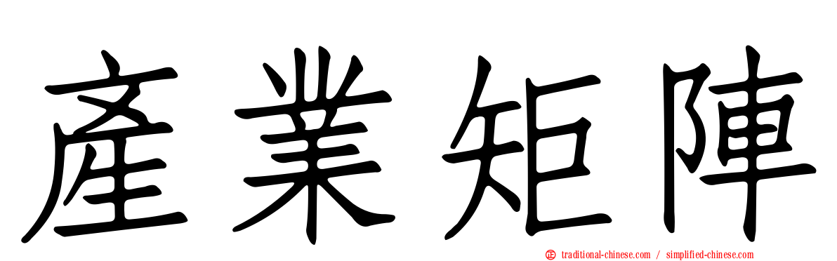 產業矩陣