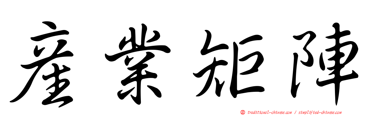 產業矩陣