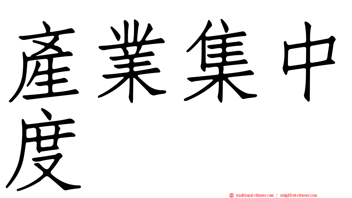 產業集中度
