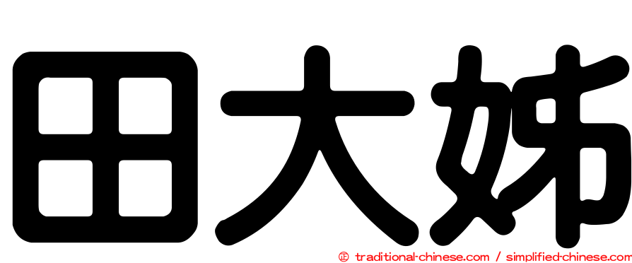 田大姊