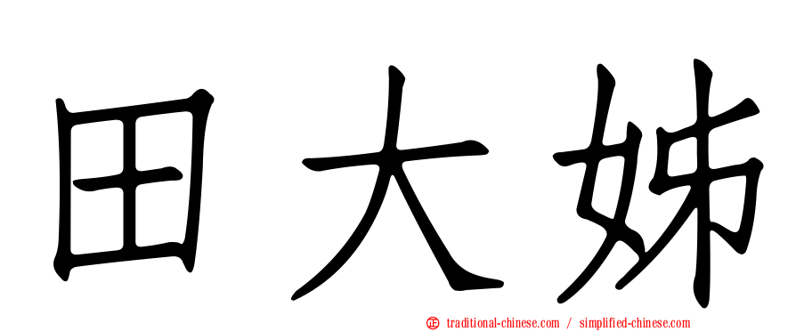 田大姊