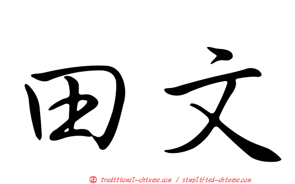 田文