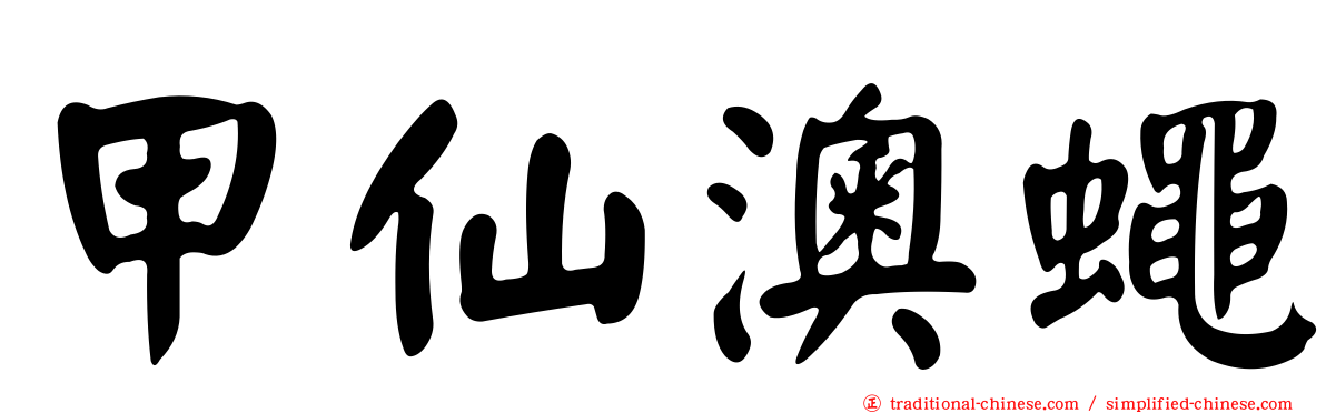 甲仙澳蠅