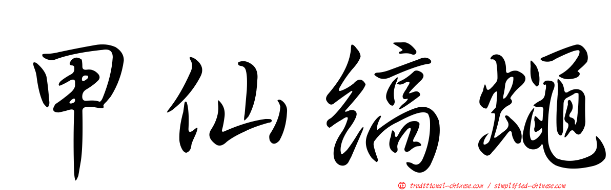 甲仙縞蠅