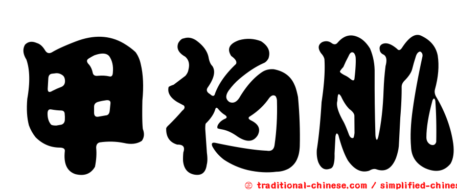 甲杓肌