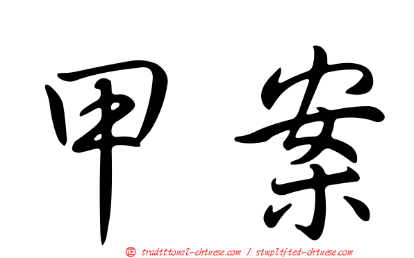 甲案