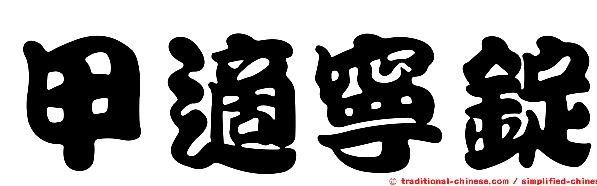 甲適寧錠